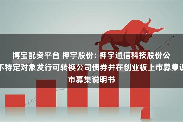 博宝配资平台 神宇股份: 神宇通信科技股份公司向不特定对象发行可转换公司债券并在创业板上市募集说明书